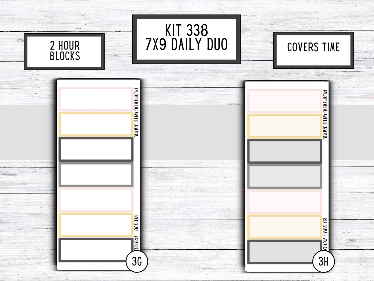 Kit 338 Erin Condren Daily Duo || Weekly Sticker Kit || Daily Duo Stickers || NEW YEAR Stickers || Pretty STICKERS