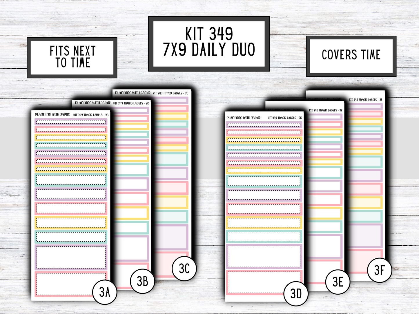 Kit 349 Erin Condren Daily Duo Sticker Kit || Daily Duo Stickers || Erin Condren Stickers || EASTER STICKERS