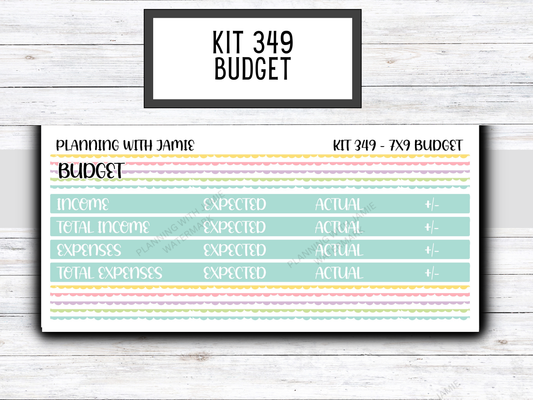 Kit 349 7x9 Budget Kit || Budget Sticker Kit || SPRING STICKERS