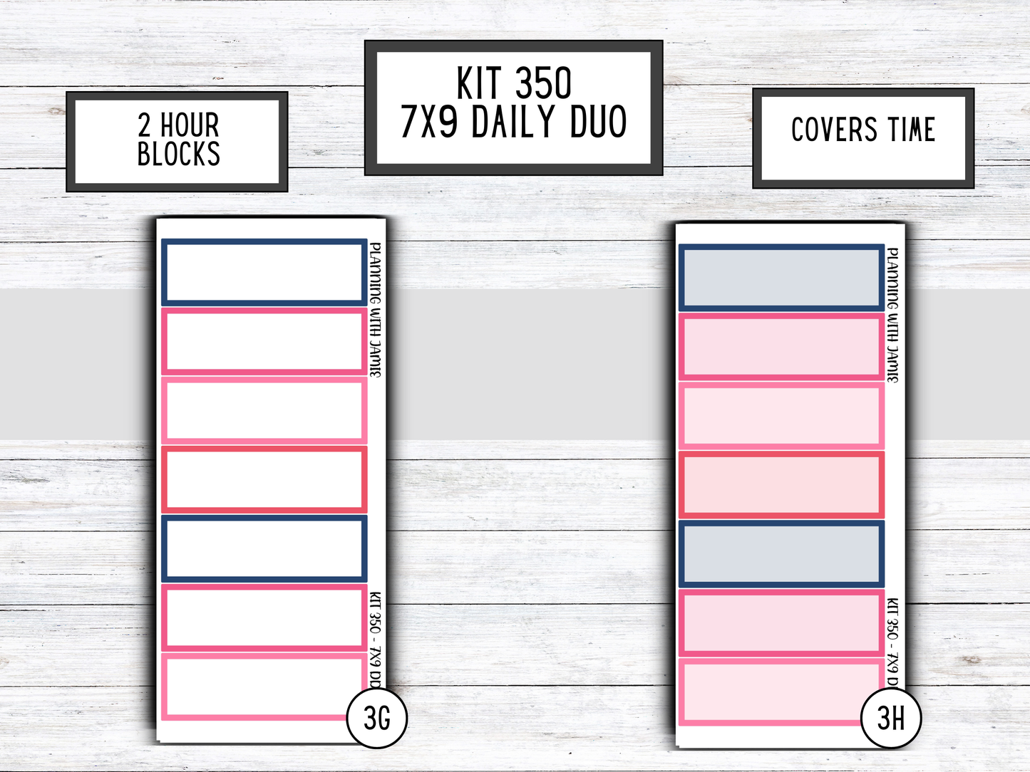 Kit 350 Erin Condren Daily Duo Sticker Kit || Daily Duo Stickers || Erin Condren Stickers || SPRING STICKERS