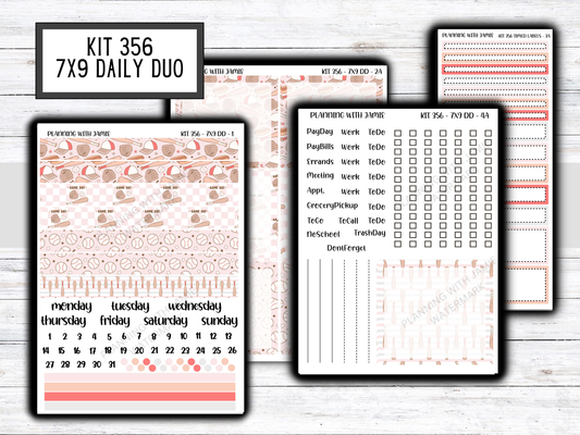 Kit 356 Erin Condren Daily Duo Sticker Kit