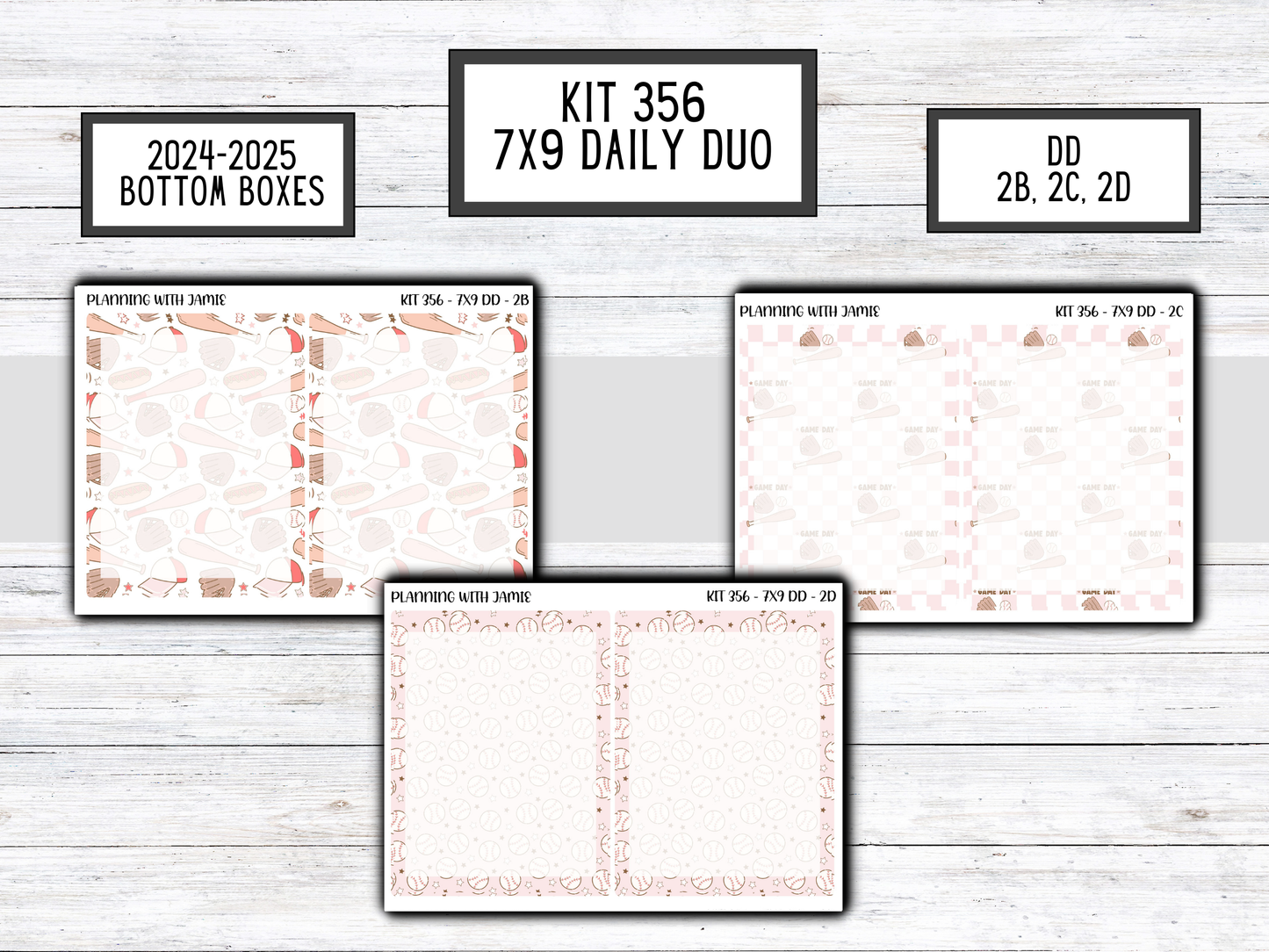 Kit 356 Erin Condren Daily Duo Sticker Kit