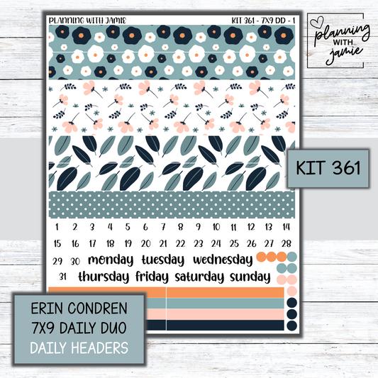 Kit 361 Erin Condren Daily Duo Sticker Kit