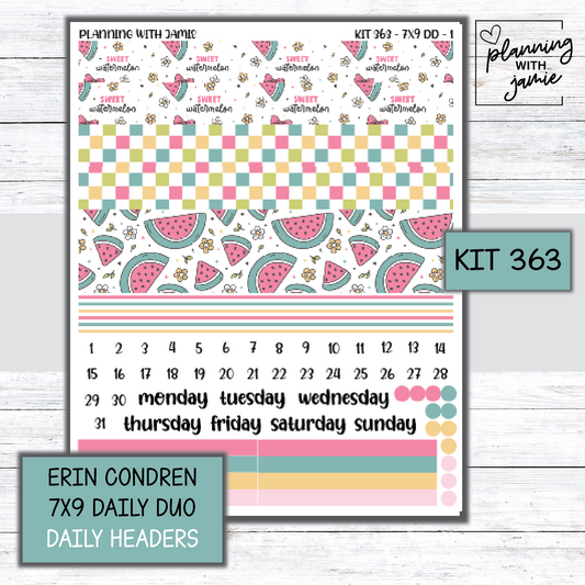 Kit 363 Erin Condren Daily Duo Sticker Kit