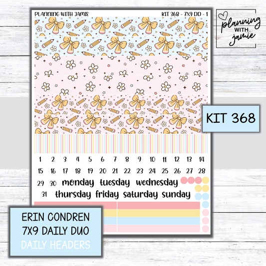 Kit 368 Erin Condren Daily Duo Sticker Kit