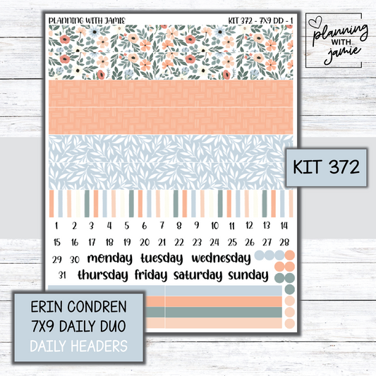Kit 372 Erin Condren Daily Duo Sticker Kit