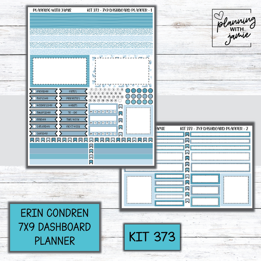 Kit 373 Erin Condren Dashboard Planner Sticker Kit
