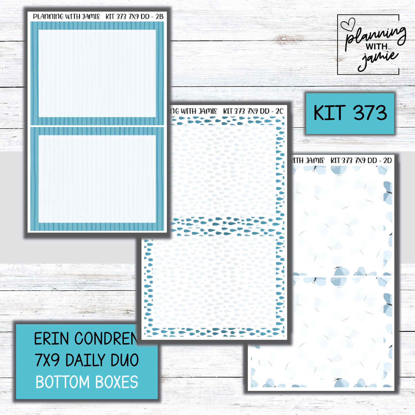 Kit 373 Erin Condren Daily Duo Sticker Kit