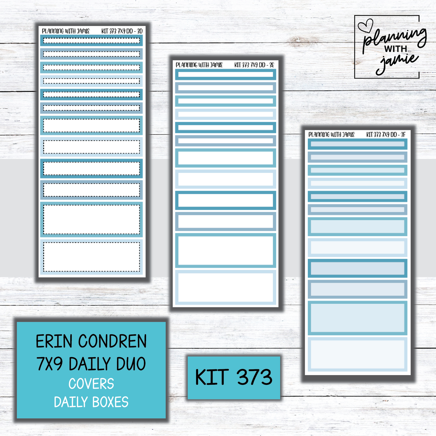 Kit 373 Erin Condren Daily Duo Sticker Kit