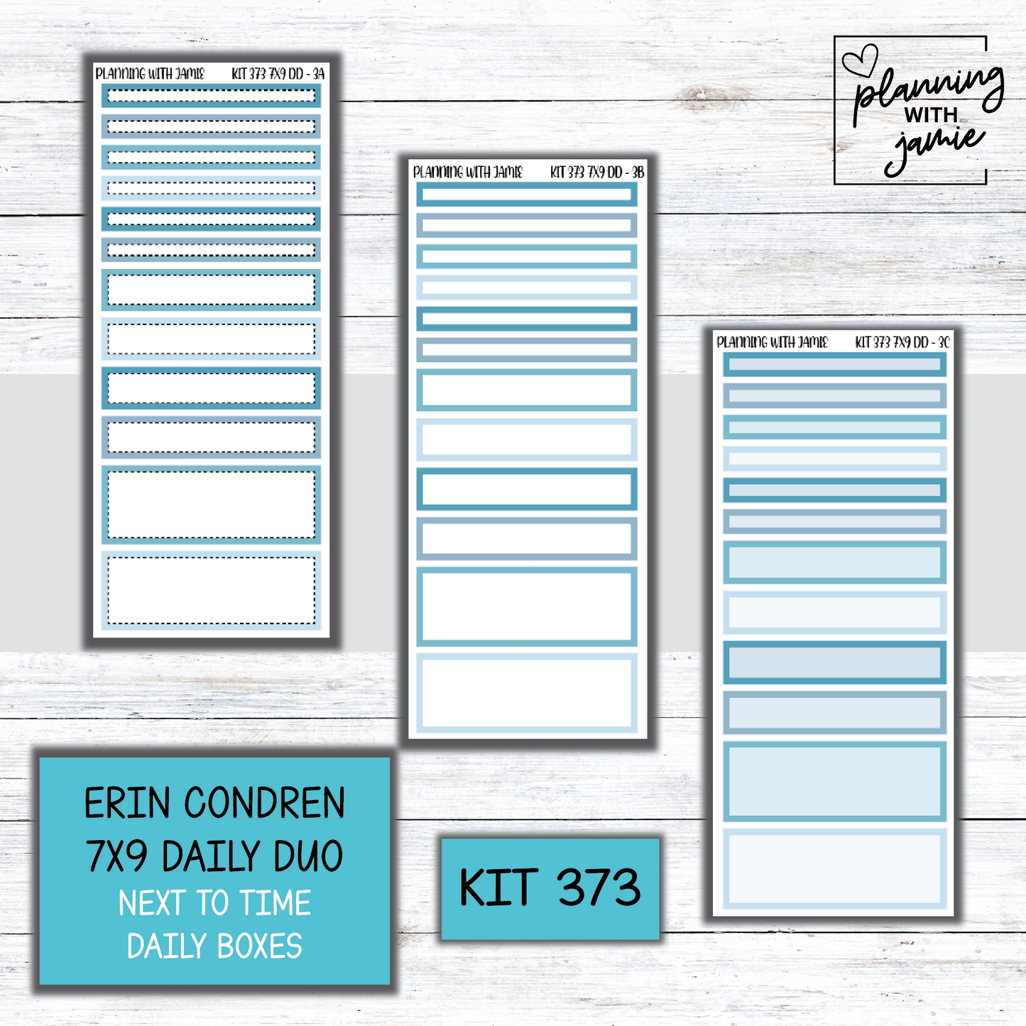 Kit 373 Erin Condren Daily Duo Sticker Kit