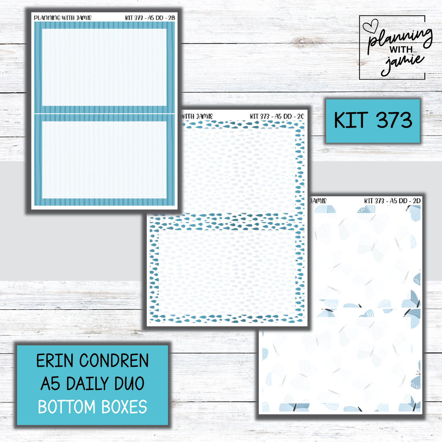 Kit 373 Erin Condren Daily Duo Sticker Kit
