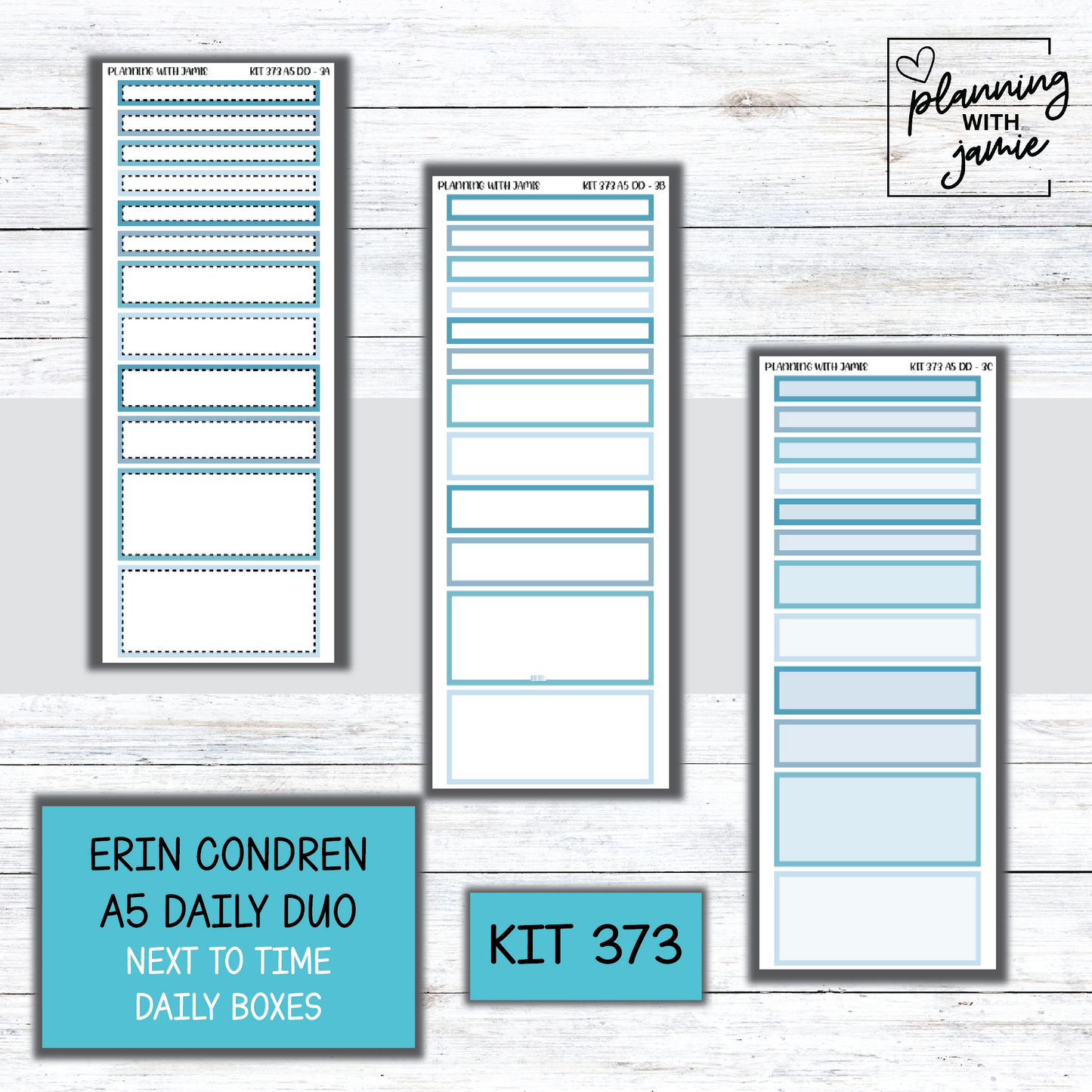Kit 373 Erin Condren Daily Duo Sticker Kit