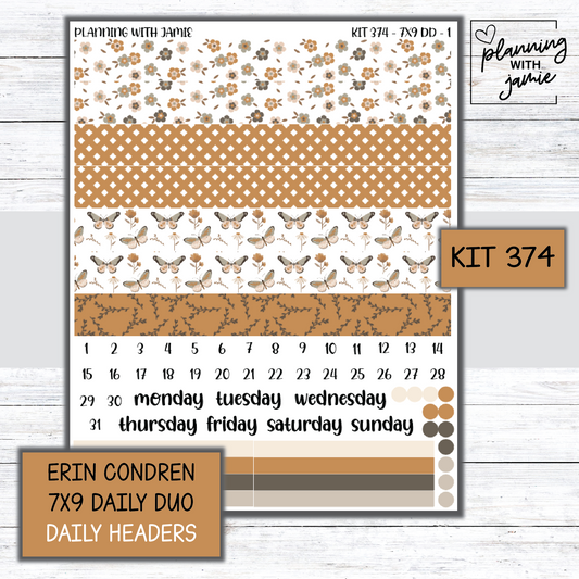 Kit 374 Erin Condren Daily Duo Sticker Kit