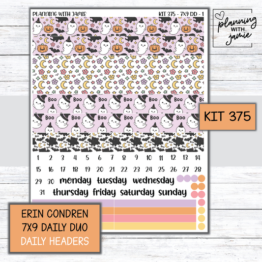 Kit 375 Erin Condren Daily Duo Sticker Kit
