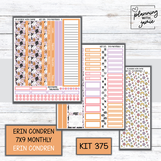 KIT 375 Erin Condren 7X9 Monthly Kit
