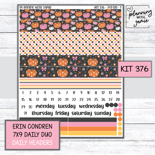Kit 376 Erin Condren Daily Duo Sticker Kit