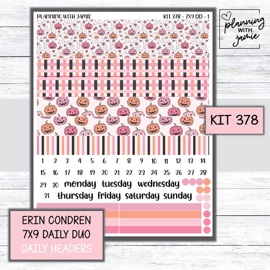 Kit 378 Erin Condren Daily Duo Sticker Kit