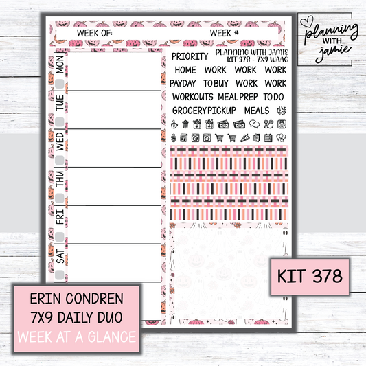 Kit 378 Week At A Glance Sticker