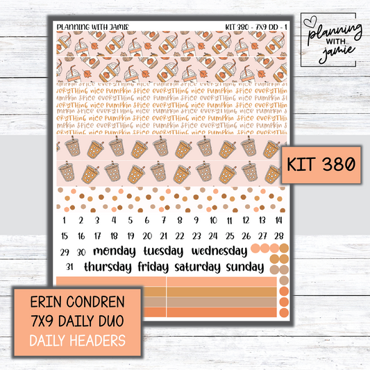 Kit 380 Erin Condren Daily Duo Sticker Kit