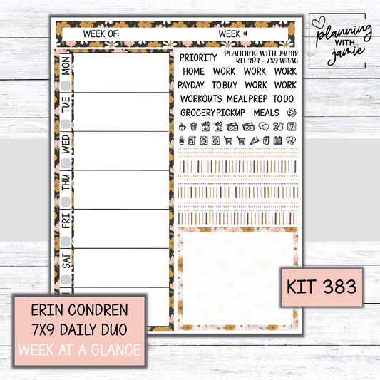 Kit 383 Week At A Glance Sticker