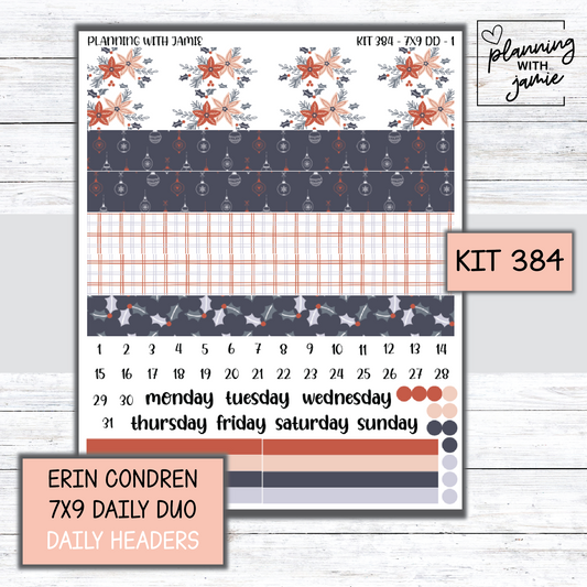 Kit 384 Erin Condren Daily Duo Sticker Kit