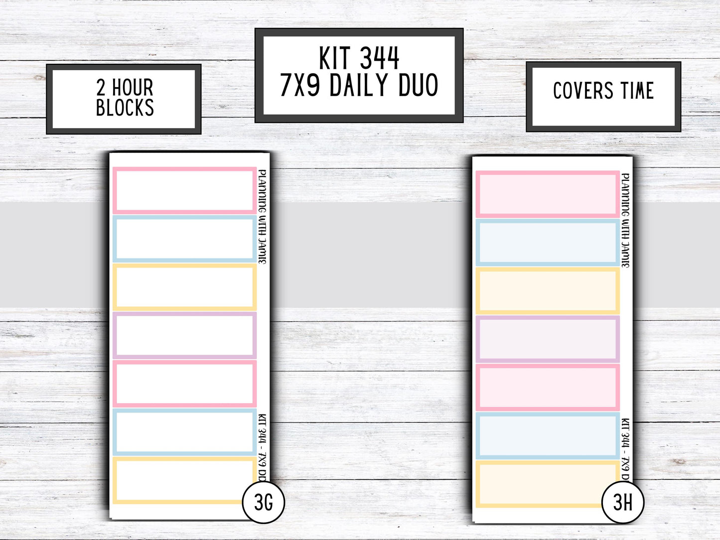 Kit 344 Erin Condren Daily Duo || Weekly Sticker Kit || Daily Duo Stickers || Erin Condren Stickers || VALENTINES STICKERS || CUTE Stickers