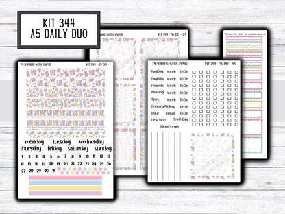 Kit 344 Erin Condren Daily Duo || Weekly Sticker Kit || Daily Duo Stickers || Erin Condren Stickers || VALENTINES STICKERS || CUTE Stickers