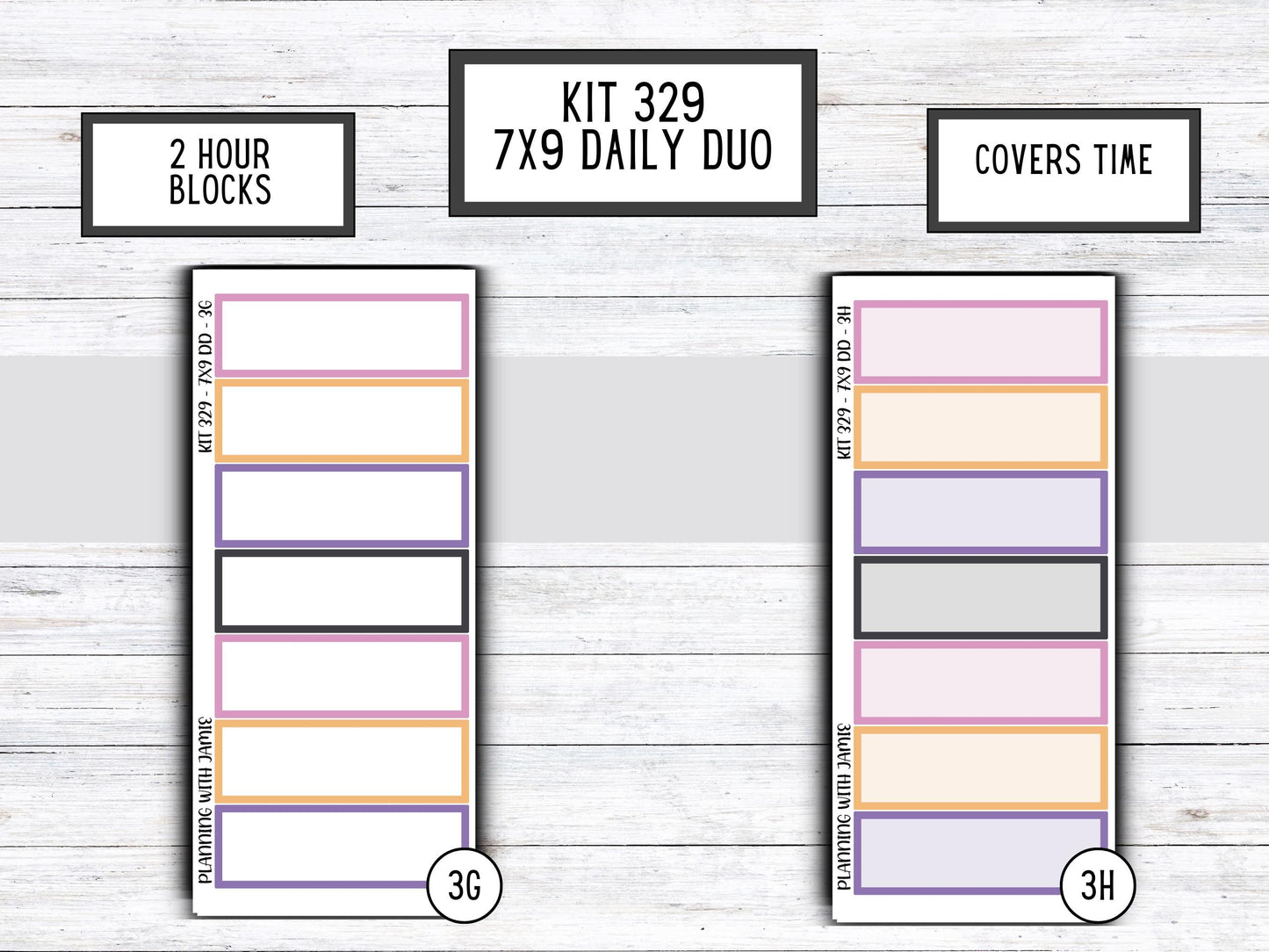 Kit 329 Erin Condren Daily Duo || Weekly Sticker Kit || Daily Duo Stickers || FALL STICKERS