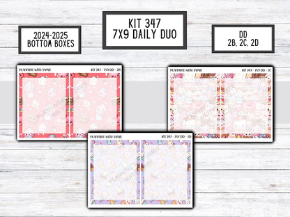 Kit 347 Erin Condren Daily Duo || Weekly Sticker Kit || Daily Duo Stickers || Erin Condren Stickers || FUN STICKERS