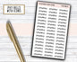 PAY BILLS With ICONS Planner Stickers, Pay Bills Script, Planner Stickers, Mom Planning Stickers