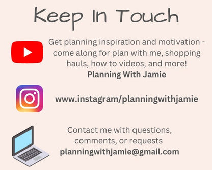 EDIT Stickers, EDIT Script, Planner Stickers, Social Media Planning Stickers