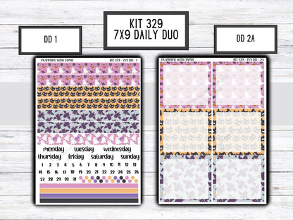 Kit 329 Erin Condren Daily Duo || Weekly Sticker Kit || Daily Duo Stickers || FALL STICKERS