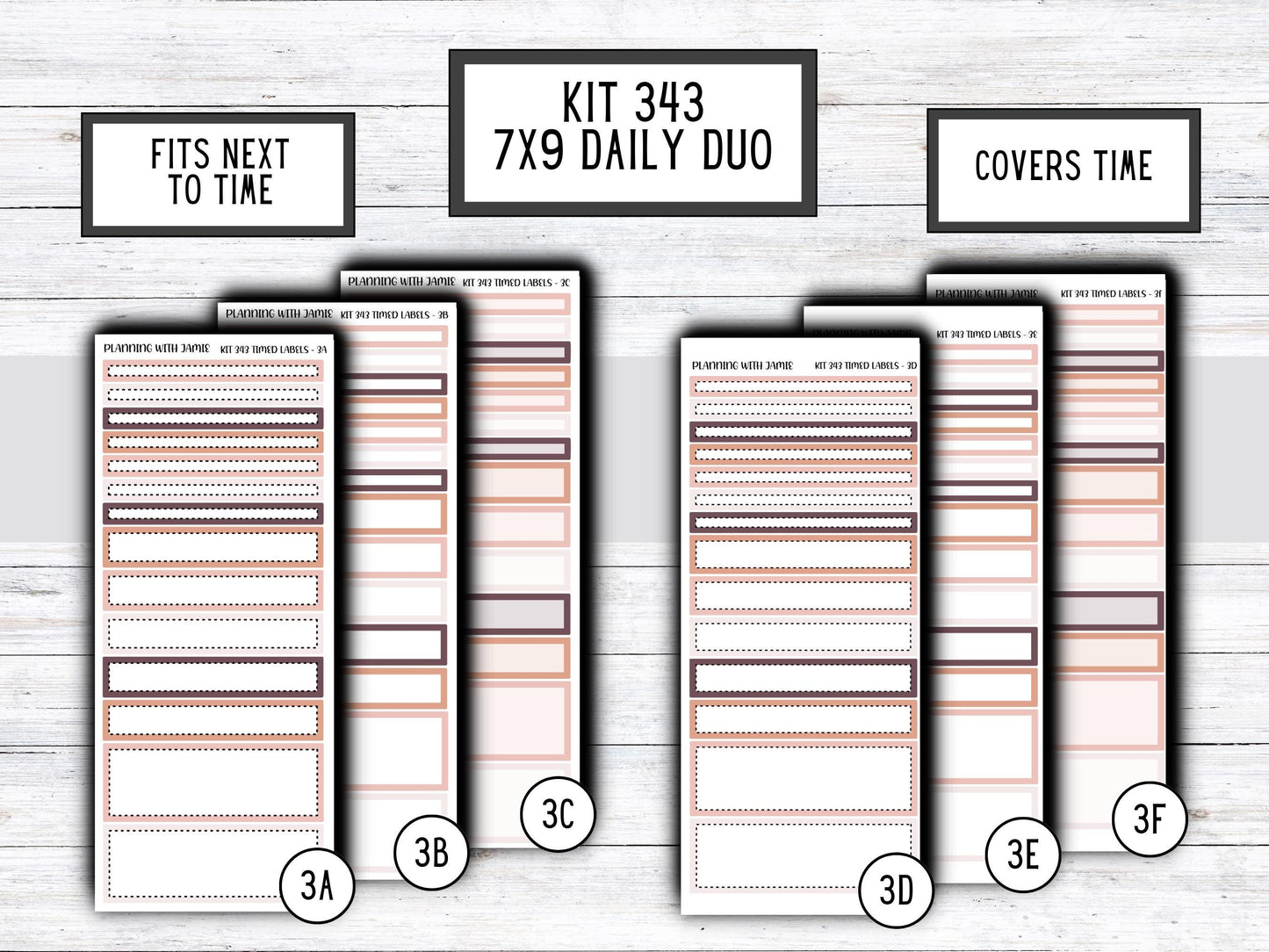 Kit 343 Erin Condren Daily Duo || Weekly Sticker Kit || Daily Duo Stickers || Erin Condren Stickers || VALENTINES STICKERS || BOHO Stickers