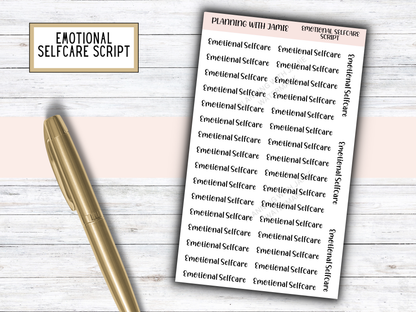 Custom Script Stickers