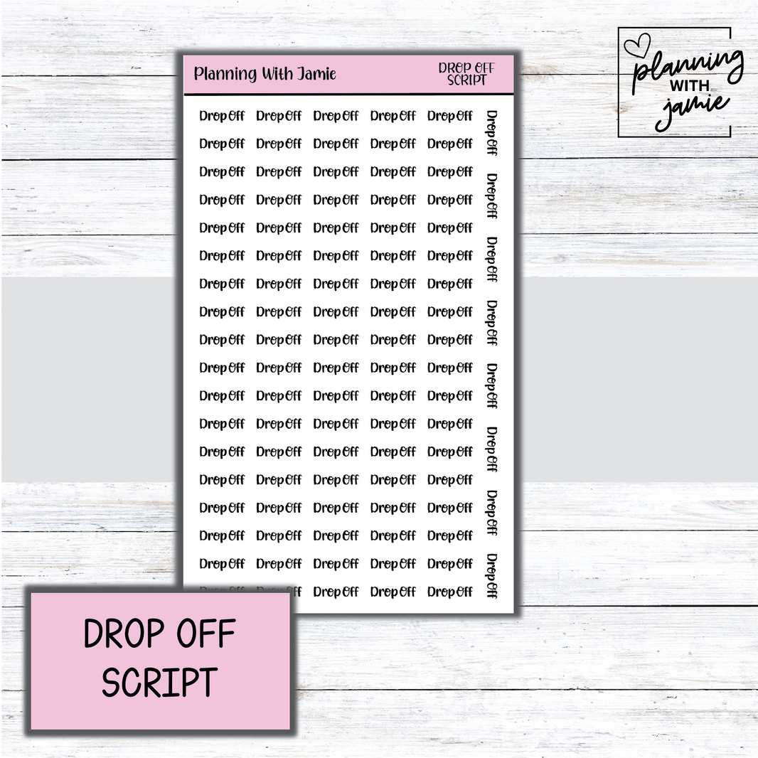 B+W SCRIPT – Planning With Jamie