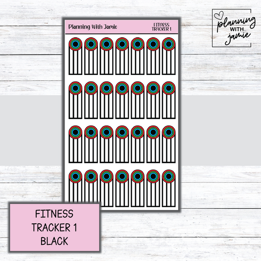 FITNESS APPLE RINGS TRACKING STICKERS