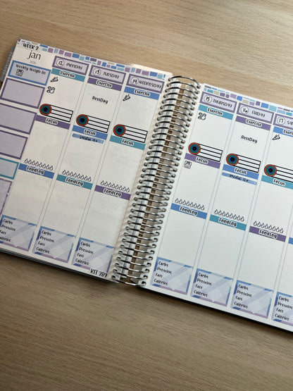 Kit 402 Weekly Fitness Sticker Kit