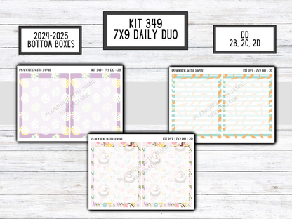 Kit 349 Erin Condren Daily Duo Sticker Kit || Daily Duo Stickers || Erin Condren Stickers || EASTER STICKERS