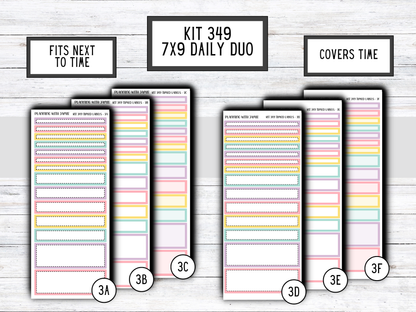 Kit 349 Erin Condren Daily Duo Sticker Kit || Daily Duo Stickers || Erin Condren Stickers || EASTER STICKERS