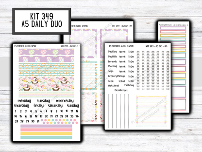 Kit 349 Erin Condren Daily Duo Sticker Kit || Daily Duo Stickers || Erin Condren Stickers || EASTER STICKERS