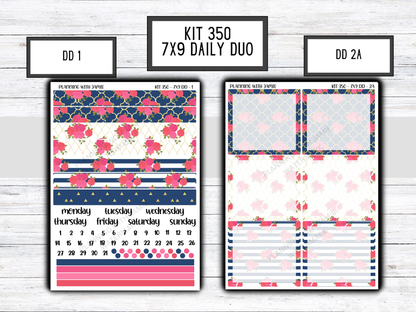 Kit 350 Erin Condren Daily Duo Sticker Kit || Daily Duo Stickers || Erin Condren Stickers || SPRING STICKERS