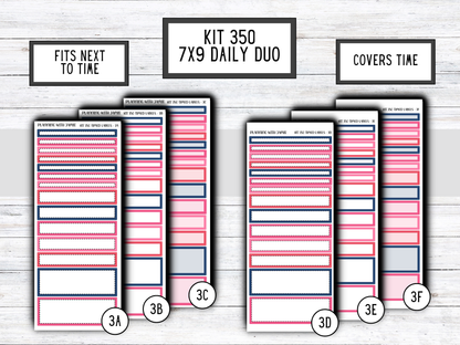 Kit 350 Erin Condren Daily Duo Sticker Kit || Daily Duo Stickers || Erin Condren Stickers || SPRING STICKERS