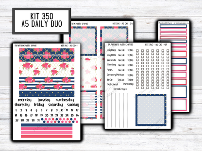 Kit 350 Erin Condren Daily Duo Sticker Kit || Daily Duo Stickers || Erin Condren Stickers || SPRING STICKERS