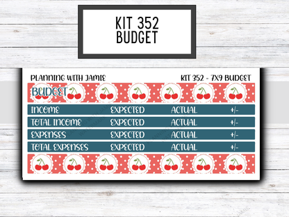 Kit 352 7x9 Budget Sticker Kit