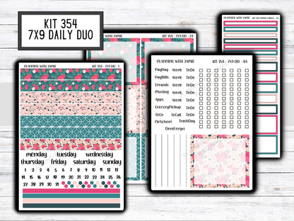 Kit 354 Erin Condren Daily Duo Sticker Kit