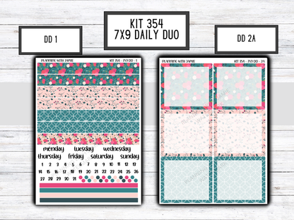 Kit 354 Erin Condren Daily Duo Sticker Kit