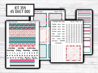 Kit 354 Erin Condren Daily Duo Sticker Kit