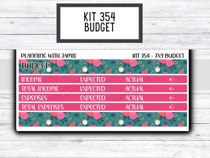 Kit 354 7x9 Budget Sticker Kit