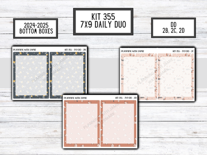 Kit 355 Erin Condren Daily Duo Sticker Kit