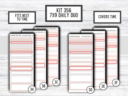 Kit 356 Erin Condren Daily Duo Sticker Kit